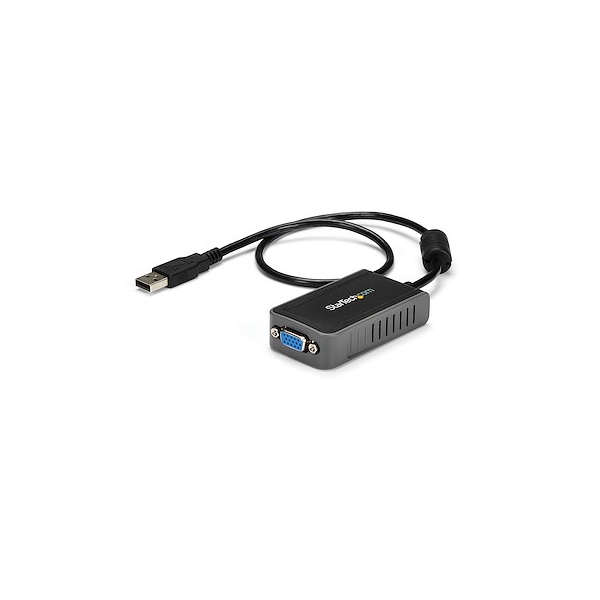 ADAPTADOR DE VíDEO EXTERNO USB A VGA STARTECH - 1440X900 - VGA / USB - USB (M) A HD-15 (VGA) (H) - 7.5 CM - GRIS - PAR P/N USB2VGAE2