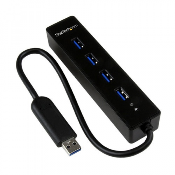 HUB USB 3.0 SUPER SPEED STARTECH - 4 X SUPERSPEED USB 3.0 P/N ST4300PBU3