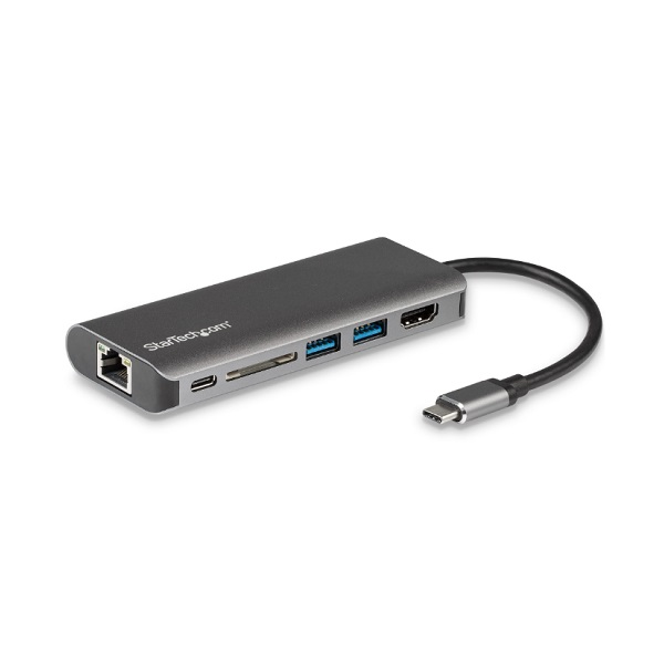 REPLICADOR DE PUERTOS STARTECH USB TIPO C HDMI RED ETHERNET LECTOR SD - CON PD - USB-C / THUNDERBOLT 3 P/N DKT30CSDHPD