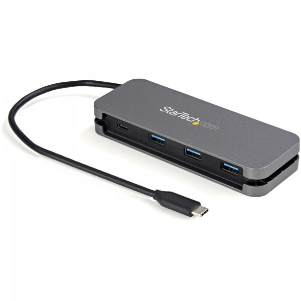 HUB USB STARTECH DE 4 PUERTOS - 3 PUERTOS USB A - 1 PUERTO USB C - 3 X USB 3.2 GEN 1 + 1 X USB-C 3.2 GEN 1 P/N HB30CM3A1CB