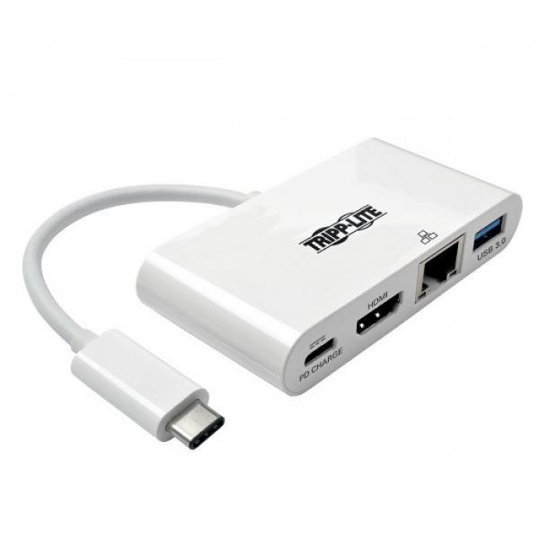 PUERTO REPLICADOR TRIPPLITE  USB-C A USB-C/HDMI/RJ45/USB 3.0 P/N U444-06N-H4GU-C