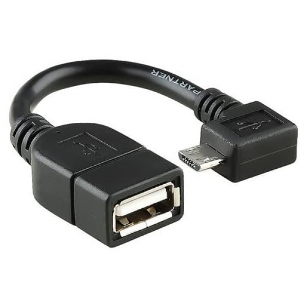 CABLE ADAPTADOR OTG MICRO USB MACHO A USB HEMBRA 30AWG USB 2.0 - 13.5 CM P/N XTC-360 P/N XTC-360