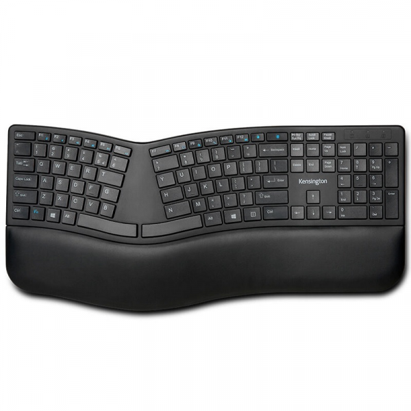 TECLADO INALAMBRICO KENSINGTON PRO FIT ERGONOMICO BLUETOOTH / USB - BLACK P/N K75401ES