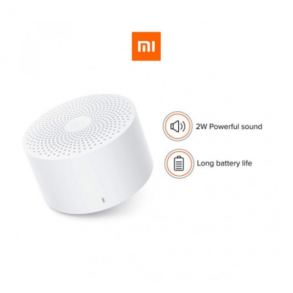 PARLANTE PORTATIL XIAOMI MI COMPACT BLUETOOTH 2 - 3 VATIOS - BLANCO P/N 22320