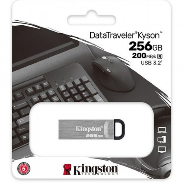 PENDRIVE KINGSTON KYSON 256GB - USB-C 3.2 GEN 1 P/N DTKN256GB