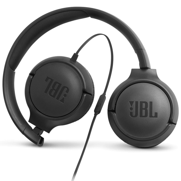 AUDIFONOS JBL TUNE 500 - CONECTOR DE 3.5MM - NEGRO P/N JBLT500BLKAM