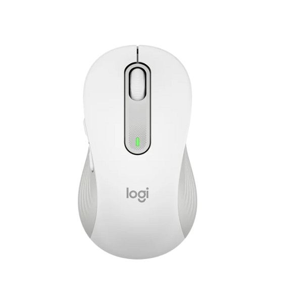 MOUSE LOGITECH INALAMBRICO SIGNATURE M650 COOL WHITE TAMAÑO GRANDE P/N 910-006233