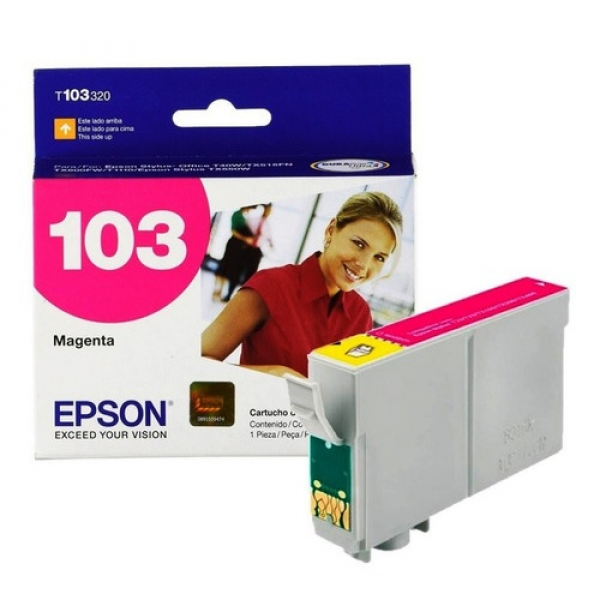 CARTRIDGE EPSON 103 MAGENTA P/N T103320-AL