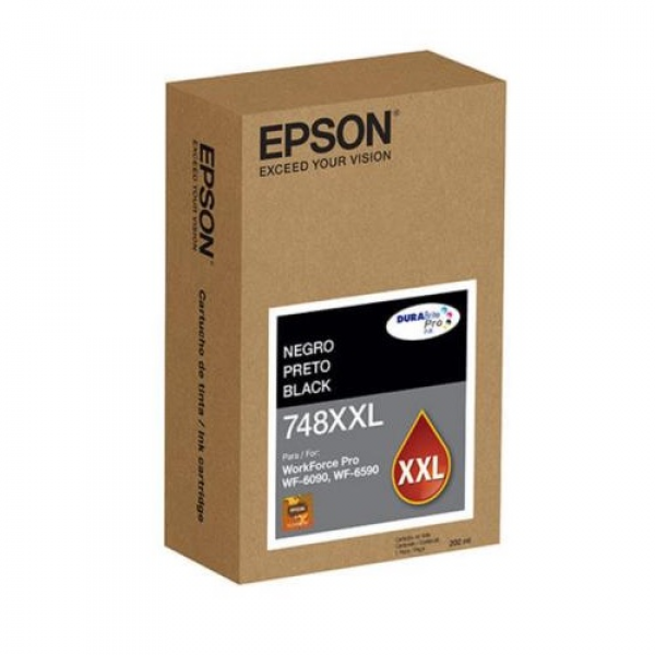 CARTRIDGE EPSON 748XXL - XL NEGRO ORIGINAL P/N T748XXL120-AL