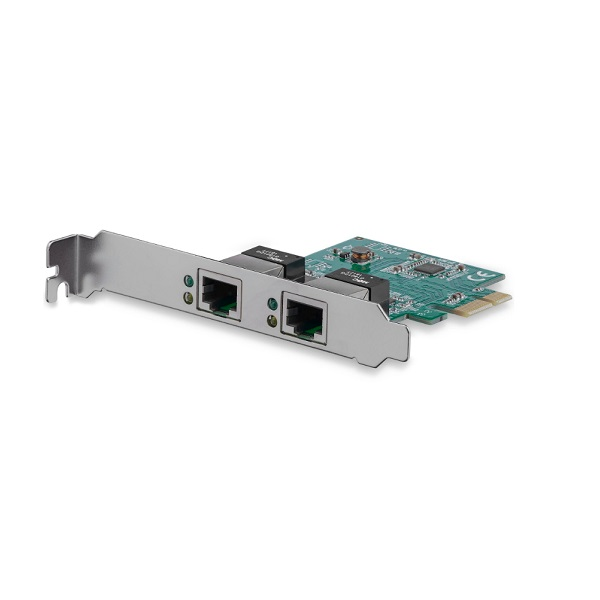 TARJETA STARTECH PCI -E DE RED ETHERNET GIGABIT RJ45 2 PUERTOS P/N ST1000SPEXD4