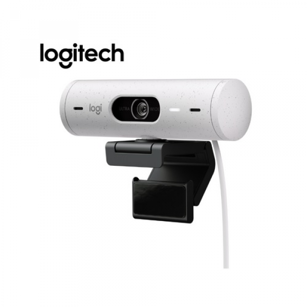 CAMARA WEB LOGITECH BRIO 500 FHD 1080P WHITE AMR P/N 960-001426