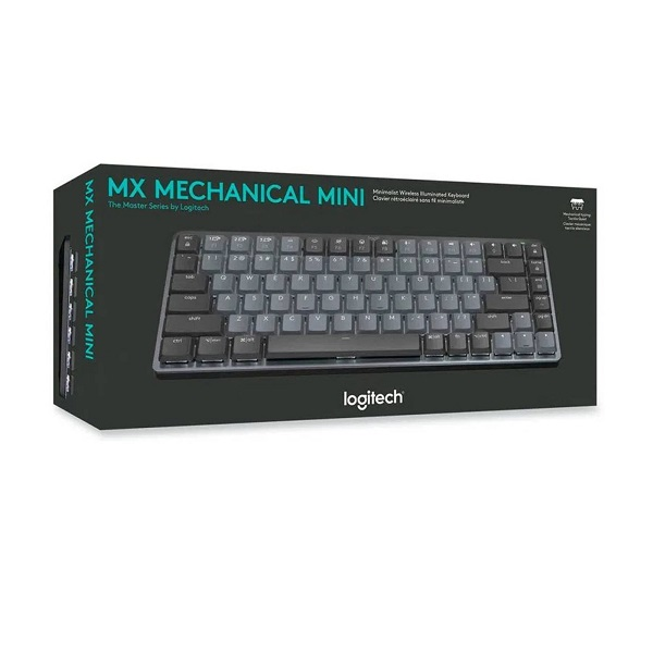 TECLADO LOGITECH MASTER SERIES MX MECHANICAL BLUETOOTH LE - QWERTY - ESPAñOL - SWITCH TACTILE QUIET - GRAFITO P/N 920-010846