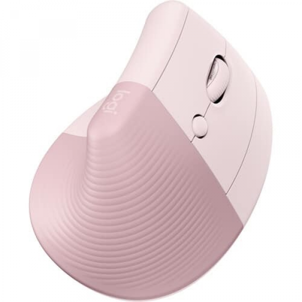 MOUSE ERGONOMETRICO LOGITECH LIFT VERTICAL ROSE / DARK ROSE - BUETOOTH / USB P/N 910-006472