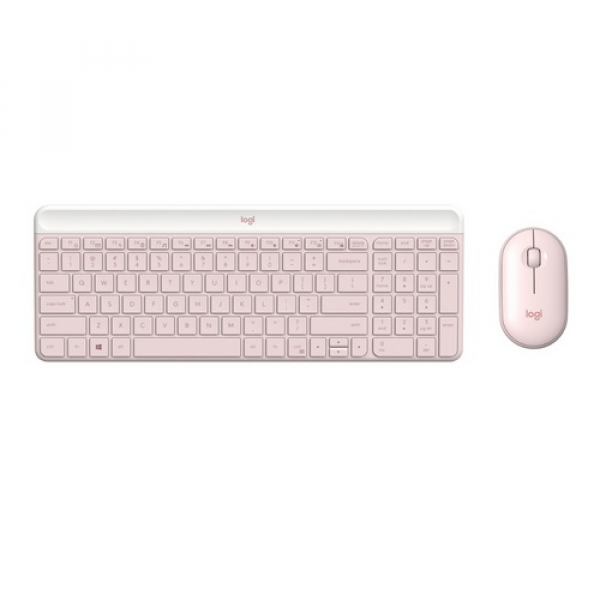 KIT DE TECLADO Y MOUSE INALAMBRICOS LOGITECH ROSE P/N 920-011312