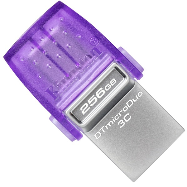 PENDRIVE KINGSTON DATATRAVELER MICRODUO 3C 256GB - USB 3.2 GEN 1 / USB-C P/N DTDUO3CG3256GB