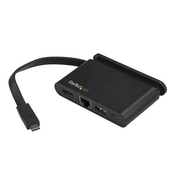 DOCKING STATION - ADAPTADOR MULTIPUERTOS STARTECH USB-C CON HDMI 1XA - 1XC - PD 3.0 DE 100W - PARA MAC Y WINDOWS P/N DKT30CHCPD