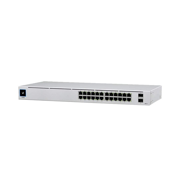 SWITCH UBIQUITI UNIFI 24 PUERTOS 2xSFP 24 x 10/100/1000 + 2 x Gigabit SFP P/N USW-24