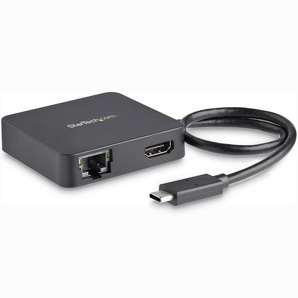 ADAPTADOR MULTIPUERTOS STARTECH USB TIPO C PARA - DOCKING STATION USB-C CON RED GIGABIT HDMI 4K Y PUERTO USB-A P/N DKT30CHD