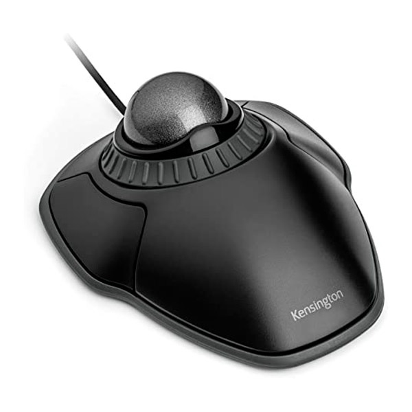 MOUSE ERGONOMETRICO KENSINGTON ORBIT WITH SCROLL RING - DIESTRO Y ZURDO - USB - GRIS ESPACIO P/N K75327WW