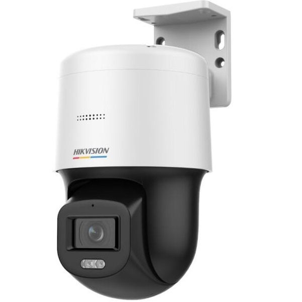 CAMARA DE SEGURIDAD HIKVISON PT 2MP ColorVu 2.8mm IP66 IR 30mt Audio + Mic Slot SD P/N DS-2DE2C200SCG-EF0