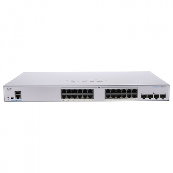 SWITCH ADMINISTRABLE CISCO BUSINESS 250 SERIES CBS250-24T-4G - L3 - 24 X 10/100/1000 + 4 X GIGABIT SFP - MONTAJE EN RACK P/N CBS250-24T-4G-NA