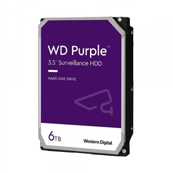DISCO DURO WESTERN DIGITAL PURPLE WD64PURZ - 6TB - VIGILANCIA - INTERNO - 3.5