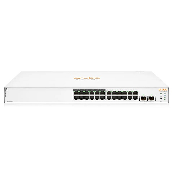 SWITCH ADMINISTRABLE HPE ARUBA INSTANT ON 1830 24G 12P CLASS4 POE 2SFP 195W - 12 X 10/100/1000 + 12 X 10/100/1000 (POE+) + 2 X GIGABIT SFP - SOBREMESA, MONTAJE EN RACK - POE+ (195 W) P/N JL813A