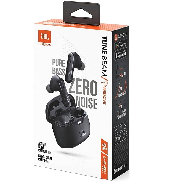 AUDIFONO JBL TUNE FLEX ZERO NOISE PERFECT FIT BLUETOOTH  BLACK P/N JBLTFLEXBLK