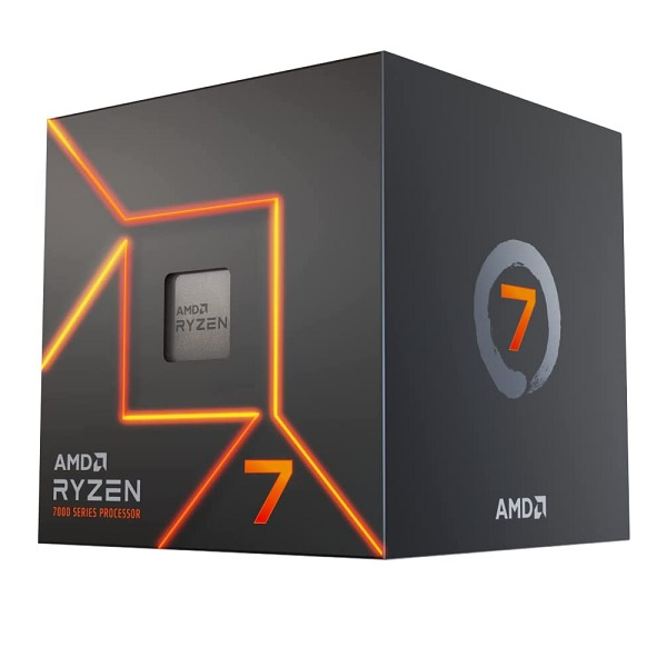 PROCESADOR AMD RYZEN 7 7700 3.8GHZ@5.3GHZ 8 NUCLEOS 16 HILOS sAM5 P/N 100-100000592BOX