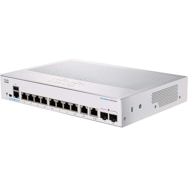 SWITCH CISCO CBS350 Managed 8-port GE Ext PS 2x1G Combo P/N CBS350-8T-E-2G-NA