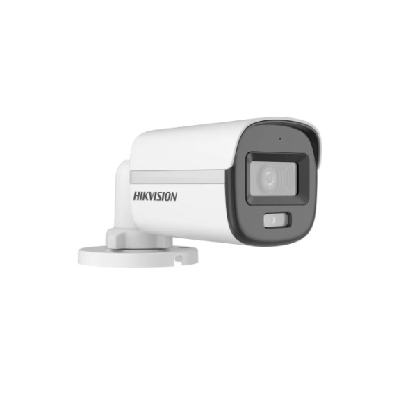 CAMARA DE SEGURIDAD HIKVISION Bullet Colorvu 2MP Dual Light Audio LF2.8mm IP67 IR 20mt P/N DS-2CE10DF0T-LPFS2.8MM