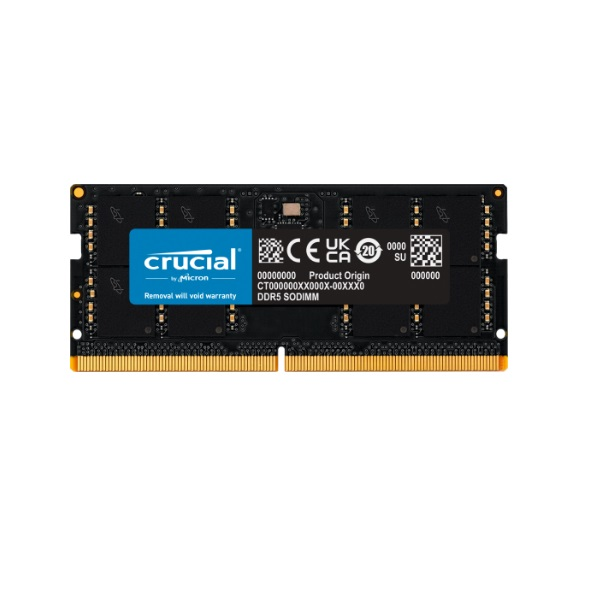 MEMORIA SODIMM CRUCIAL DDR5 32GB 4800MHZ P/N CT32G48C40S5