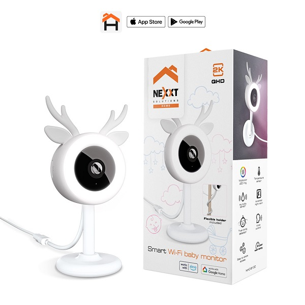 CAMARA INTELIGENTE NEXXT MONITOR  WI-FI PARA BEBE P/N NHC-B100