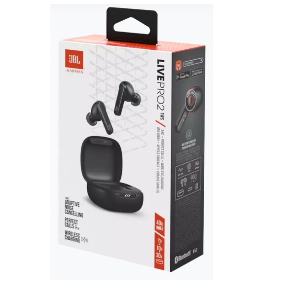 AUDIFONO JBL LIVE PRO2 TWS BLUETOOTH NEGRO P/N JBLLIVEPRO2TWSBAM