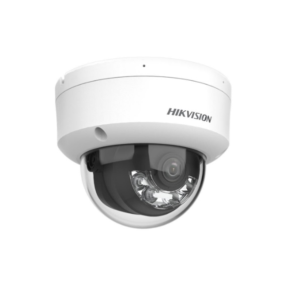 CAMARA DE SEGURIDAD HIKVISION Domo 4MP LF 2.8mm Dual Light IP67 IK08 IR 30mt AcuSense P/N DS-2CD1143G2-LIU 2.8MM