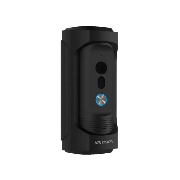 TIMBRE CABLEADO HIKVISION Frente Calle IP 2MP IK09 IP65 POE IR30mt Com. a Celular P/N DS-KB8113-IME1