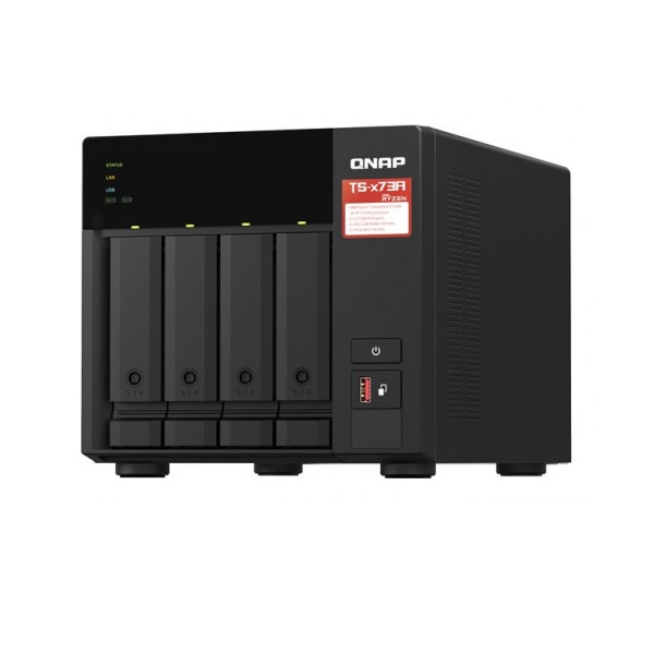 NAS QNAP Desktop 4-bay NAS/iSCSI IP-SAN AMD Ryzen V1000 series P/N TS-473A-8G-US