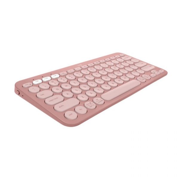 TECLADO BLUETOOTH LOGITECH PEBBLE KEYS 2 K380S ROSA