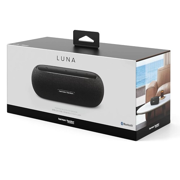 PARLANTE PORTATIL HARMAN KARDON LUNA  40VA 2 VIAS P/N HKLUNABLKAM