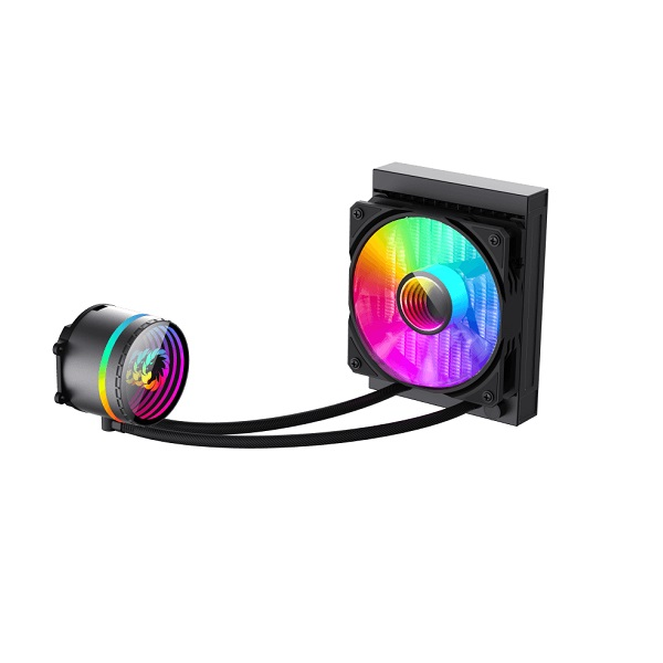 SISTEMA DE REFRIGERACION LIQUIDA GAMEMAX WATERCOOLING ICEBURG 120 INFINITY BALCK ( s1700 ready y AM5 ) P/N ICEBURG-120-INFINITY-BK