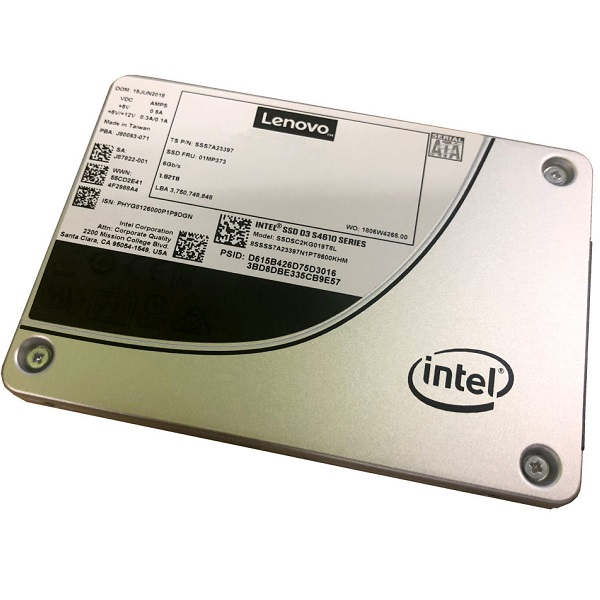 DISCO SSD LENOVO DE Series 3.84TB 1DWD 2.5 SSD 2U24 P/N 4XB7A74955