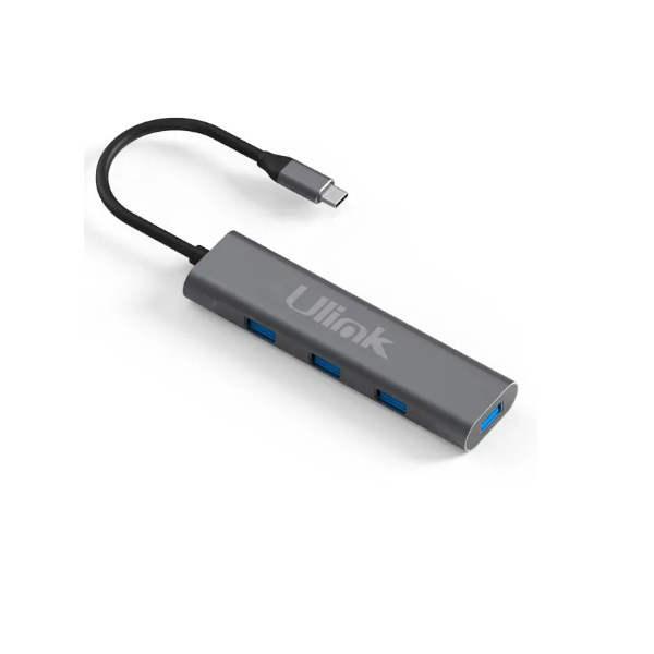 HUB USB 3.0 4 PUERTOS CON CONECTOR USB TIPO C P/N UL-HUBC401