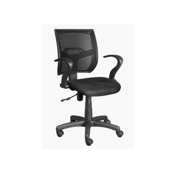 SILLA XTECH Stuttgart Chair Secretar Black/w/arm/mesh P/N XTF-SC410