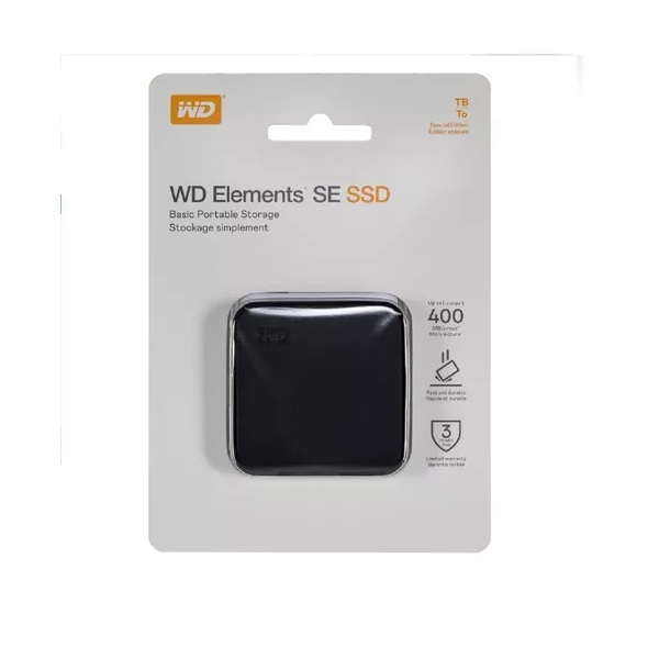 DISCO EXTERNO WESTERN DIGITAL ELEMENT SE 1TB USB 3.0 P/N WDBAYN0010BBK-WESN