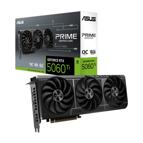 TARJETA DE VIDEO ASUS PRIME RTX5060TI 16GB P/N PRIME-RTX5060TI-O16G