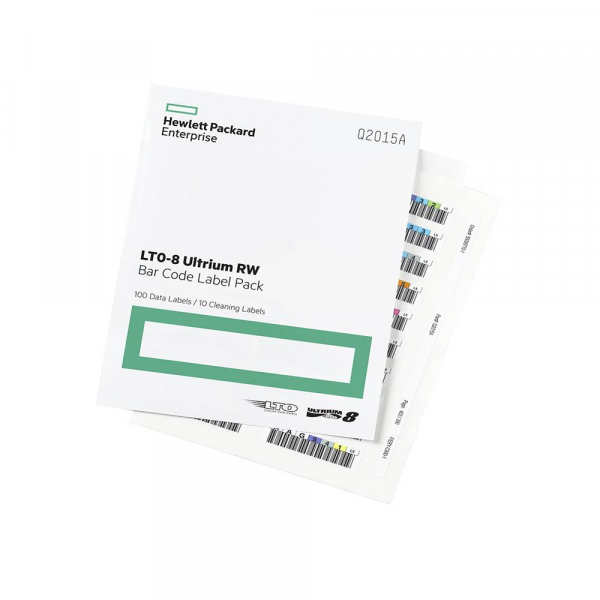 Etiquetas HPE LTO-8 Ultrium RW con Bar Code - Q2015A