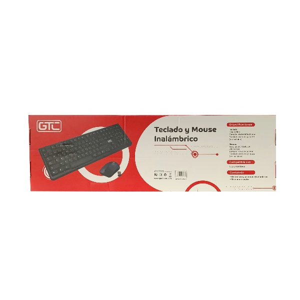 Kit de Teclado y Mouse GTC Wireless CBG-023