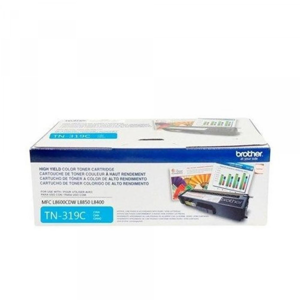 Toner original Brother TN319C - Alto Rendimiento - cian