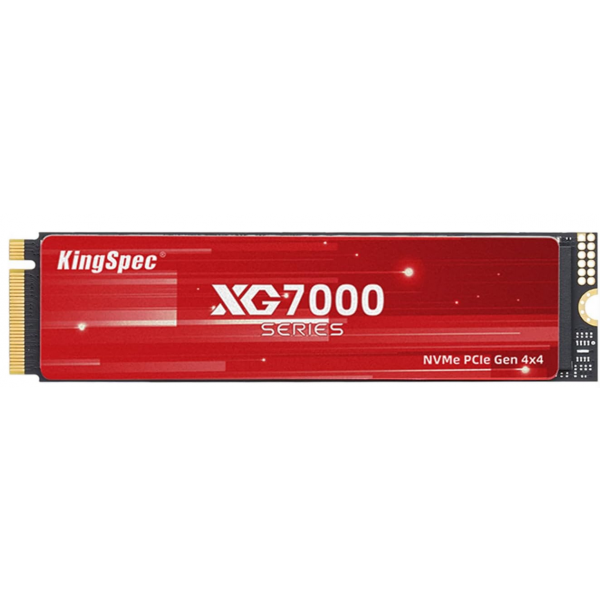 SSD M.2 NVME KINGSPEC 1TB 2280 PCI 4.0 XG7000 7200/7400 CON DISIPADOR