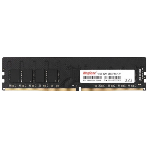 MEMORIA UDIMM DDR4 KINGSPEC 16GB 2666 KS2666D4P12016G